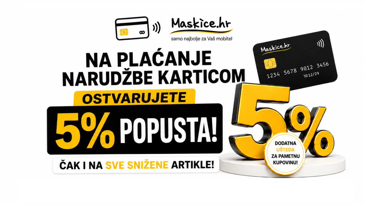 Dodatnih 5% popusta uz kartično plaćanje – čak i na snižene artikle!
