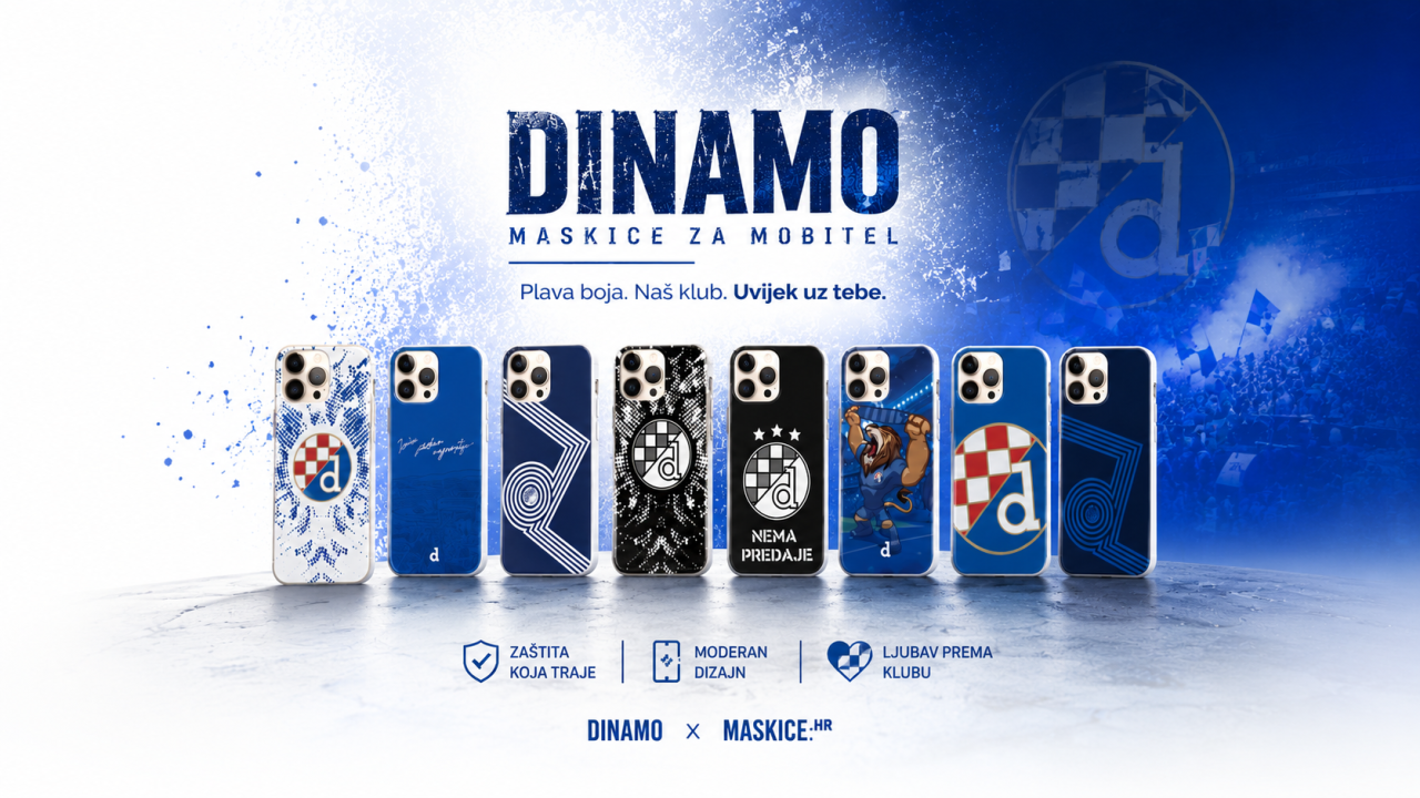 Dinamo maskice za mobitel – plava boja uvijek uz tebe!