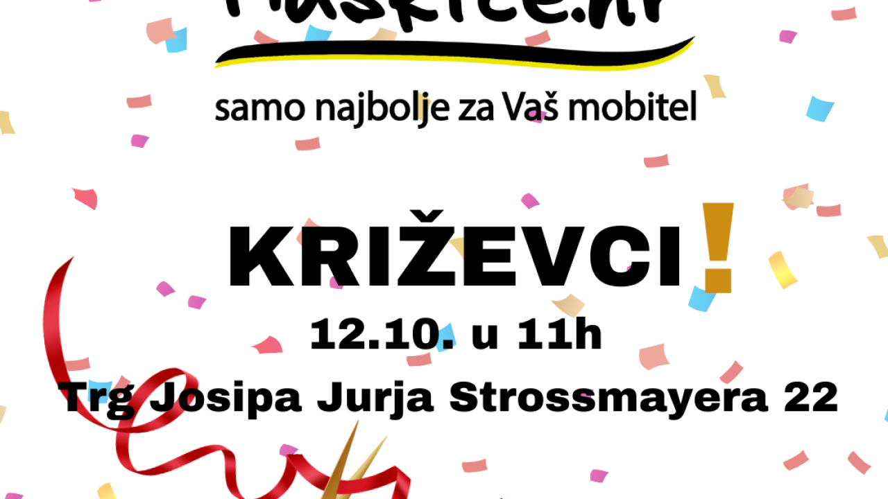 Maskice.hr otvara novu poslovnicu u Križevcima!