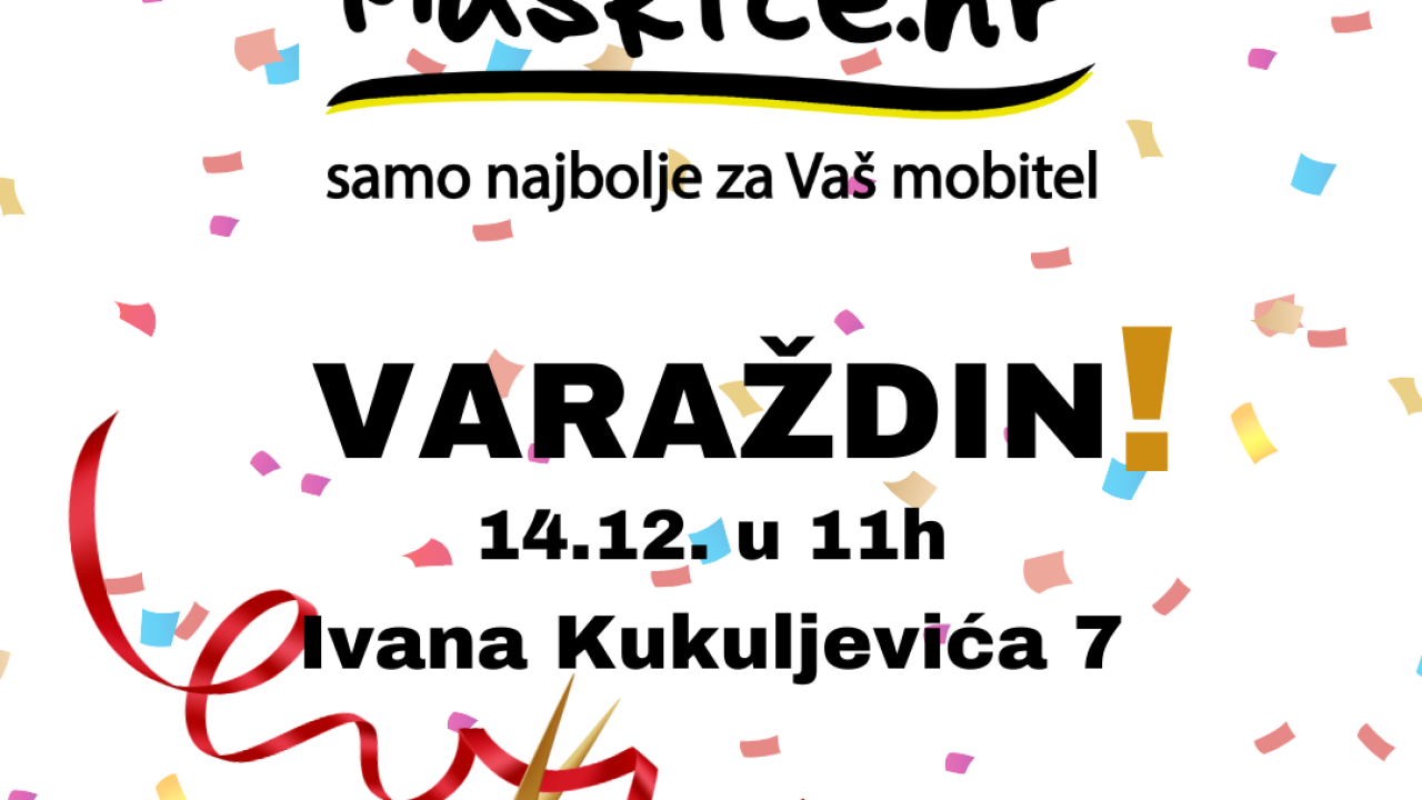 Maskice.hr otvara novu poslovnicu u Varaždinu!