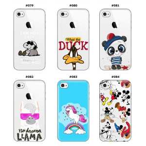 Silikonska Maskica za iPhone 4 / 4s - Šareni motivi