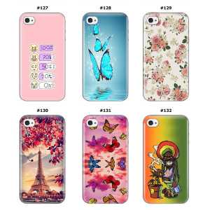 Silikonska Maskica za iPhone 4 / 4s - Šareni motivi