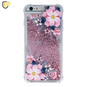 Liquid Pink Flower Silikonska Maskica za Galaxy S9