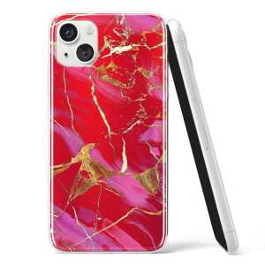 Silikonska Maskica - Crveni marble - MBL04