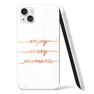 Silikonska Maskica - "Enjoy every moment" marble - MBL16