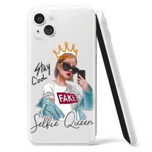 Silikonska Maskica - "Stay cool, selfie queen" - HR12