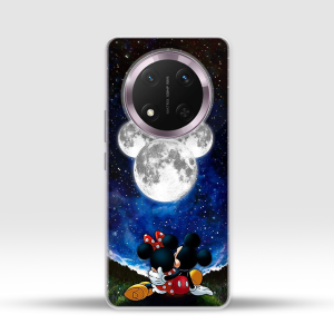 Silikonska Maskica za Honor Magic 7 Lite - Cartoon Moon