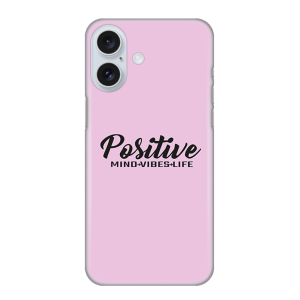 Silikonska Maskica za iPhone 16 Plus - Stay Positive