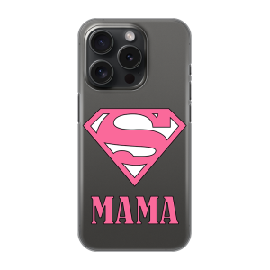 Silikonska Maskica za iPhone 16 Pro Max - Super Mama