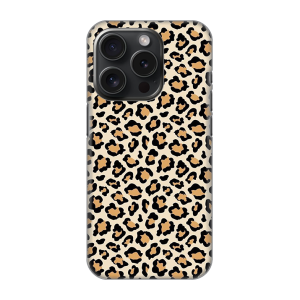 Silikonska Maskica za iPhone 16 Pro - Leopard