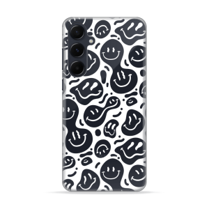 Silikonska Maskica za Samsung Galaxy A55 - White Smiley