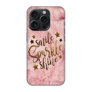 Silikonska Maskica za iPhone 16 Pro Max - Smile, Sparkle, Shine