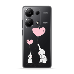 Silikonska Maskica za Redmi Note 13 Pro (4G) - Elephant Heart