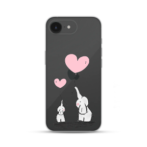 Silikonska Maskica za iPhone 16e - Elephant Heart