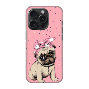 Silikonska Maskica za iPhone 16 Pro Max - Pug