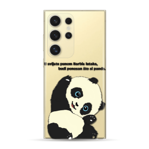 Silikonska Maskica za Galaxy S24 Ultra - Panda