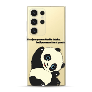 Silikonska Maskica za Galaxy S25 Ultra - Panda