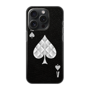 Silikonska Maskica za iPhone 16 Pro Max - Ace of Spades