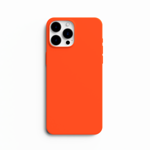 iPhone 14 Pro Max - Mekana Silikonska Maskica - Narančasta