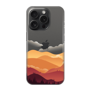 Silikonska Maskica za iPhone 16 Pro - Warm Mountain