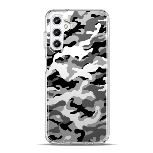 Silikonska Maskica za Galaxy A25 - Camouflage - siva