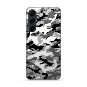 Silikonska Maskica za Samsung Galaxy A55 - Camouflage - siva