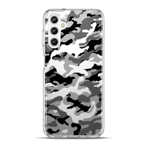 Silikonska Maskica za Galaxy A15 / A15 (5G) - Camouflage - siva