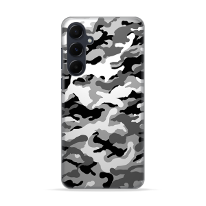 Silikonska Maskica za Galaxy S25 - Camouflage - siva