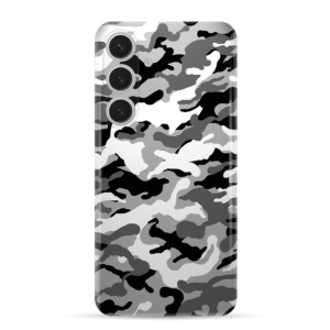 Silikonska Maskica za Galaxy S24 - Camouflage - siva