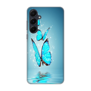 Silikonska Maskica za Galaxy S25 - Blue Butterfly