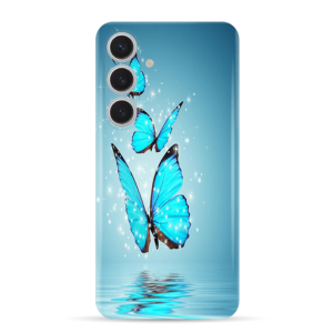 Silikonska Maskica za Galaxy S24 FE - Blue Butterfly