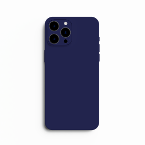 iPhone 13 Pro - Silikonska Maskica - Tamno plava