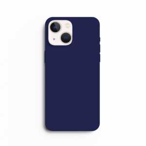 iPhone 15 Plus - Silikonska Maskica - Tamno Plava