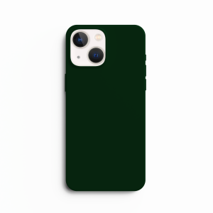iPhone 14 Plus - Mekana Silikonska Maskica - Tamno zelena