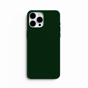 Silikonska Maskica za iPhone 15 Plus - Tamno zelena