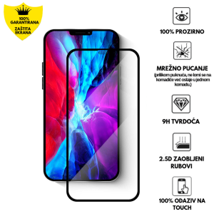 iPhone 15 Pro Max - 3D Kaljeno Staklo - Zaštita za ekran