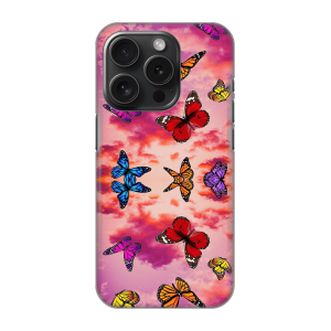 Silikonska Maskica za iPhone 16 Pro Max - Butterfly Sky