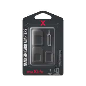 MaxLife Nano SIM na Micro SIM Adapter 4u1