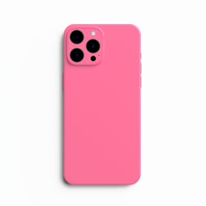 Silikonska Maskica za iPhone 14 Pro Max - Svijetlo roza