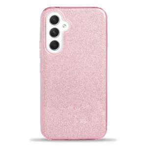 3u1 Glitter Maskica za Galaxy A34 - roza