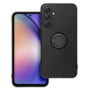 Silicone Ring Maskica za Samsung Galaxy A55 - Crna