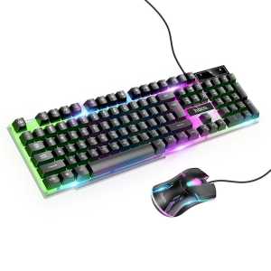 HOCO gaming tipkovnica i miš Light RGB - Crna