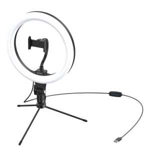 BASEUS stolna lampa LED RING Live Stream - Crna
