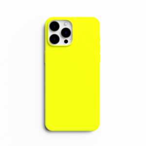 Silikonska Maskica za iPhone 15 Pro Max - Žuta