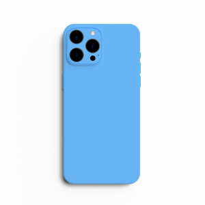 iPhone 13 Pro - Silikonska Maskica - Svijetlo plava