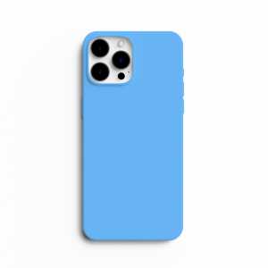 Silikonska Maskica za iPhone 15 Pro - Svijetlo plava