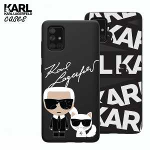 Crna Karl Lagerfeld Silikonska Maskica za Galaxy A03S - više motiva
