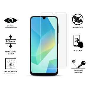 Zaštitno Staklo za ekran za Samsung Galaxy A16 (2D) - (Prozirno)