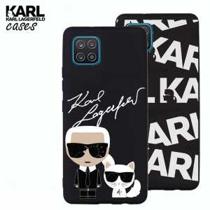 Crna Karl Lagerfeld Silikonska Maskica za Galaxy A22 5G - više motiva