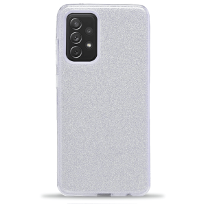 3u1 Glitter Maskica za Samsung Galaxy A53 5G - srebrna